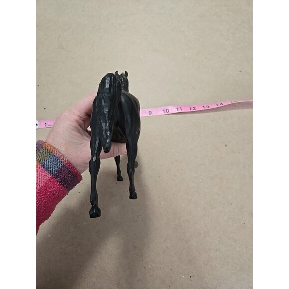 Vintage Breyer Black Horse Figurine Plastic Toy Stallion Statue Equestrian Decor - Picture 5 of 10